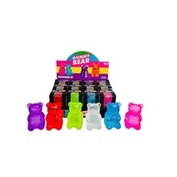 Vente en gros : Ours anti-stress souple scintillant effet aurore, motif vortex, emballé en boîte colorée