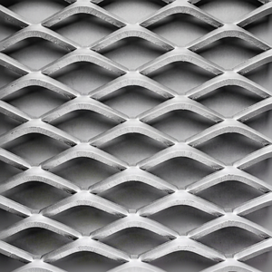 Panneau de treillis métallique galvanisé à motif losange, treillis métallique à ouvertures losangées plaqué zinc, feuille de treillis métallique expansé en acier galvanisé à motif losange - Product Image 1