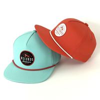 Topi Visor Merah Modis Laris Manis dengan Headband untuk Snapback Cap