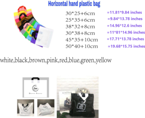 Tùy Chỉnh Đóng Gói Mềm Vòng Xử Lý Mua Sắm May Mặc Tái Chế Túi <span class=keywords><strong>Pe</strong></span> - Product Image 5