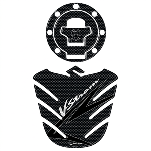 Kit Adesivi Protettivi 3D per Serbatoio Labelbike per Moto Suzuki Vstrom 2002-2011 Origine Italia - Product Image 1