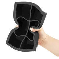 4/6/8 Grands cubes de glace en silicone à grille Facile à utiliser Facile à nettoyer Ensemble de plateaux à glaçons carrés en silicone de qualité alimentaire à 6 boules