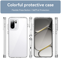 Pour OnePlus Ace 6 Étui transparent Nouvelles tendances 2 en 1 Acrylique dur + Pare-chocs en TPU souple Antichoc Housse de téléphone portable pour OnePlus Ace 6T