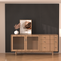 Panneaux acoustiques en bois moderne KINGMAN, panneaux insonorisants en MDF pour entrepôts et salles de conférence
