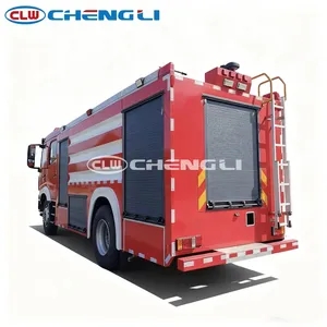 Camion de pompiers HOWO de bonne qualité 4X2 avec pompe à mousse haute pression, véhicule de lutte contre l'incendie à vendre - Product Image 6