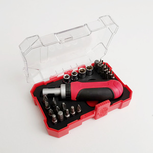 Lixin 28-Piece Ratchet Screwdriver Set Metric Home Hand Tool Kit for DIY Repair - Product Image 1