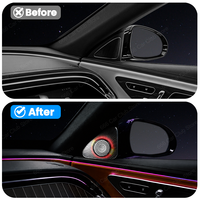 Für Mercedes Benz W214 W206 X254 W223 S450 S480 Rotierender Hochtöner | 64-Farben Ambientebeleuchtung OEM Sync Plug & Play Audio-Upgrade-Kit