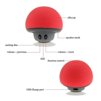 Haut-parleur sans fil multimédia USB étanche pour douche avec caisson de basses en forme de champignon