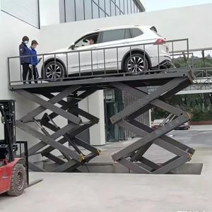 Disesuaikan 1T 2T 5T 6T 3m 4m kecil hidrolik kargo lantai gunting Lift Table baru 380v kondisi untuk industri ritel - Product Image 6