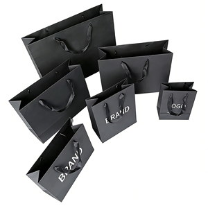 Bolsa de Compras de Papel de Arte Reciclable de Lujo con Asa Retorcida, Bolsa de <span class=keywords><strong>Regalo</strong></span> con Logotipo Personalizado Impreso en CMYK Pantone para Venta Minorista de Cosméticos - Product Image 3