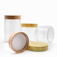 Couvercles transparents en PET pour pots en plastique, réutilisables, avec bouchon à vis en aluminium, contenants cosmétiques vides pour masques faciaux, soins de la peau, crèmes pour les yeux, lotions, voyage