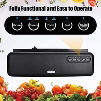 Mini Scelleuse Sous Vide Électrique V7 Silencieuse 130W, Machine Automatique de Conservation des Aliments avec Modes Sec et Humide pour Usage Domestique en Cuisine