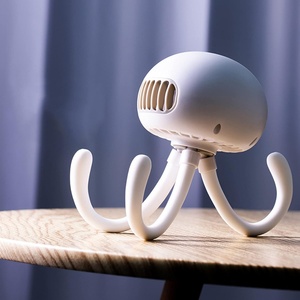 Ventilador Recargable con Clip de Pulpo para Cochecito de Bebé, Ventilador de Escritorio Portátil Silencioso con Batería de Larga Duración para Uso Doméstico y en el Coche - Product Image 2