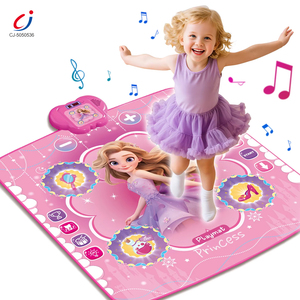 Chengji tapis de jeu Musical sans fil danse dessin animé princesse thème écologique enfants tapis de danse Musicale jouet - Product Image 2
