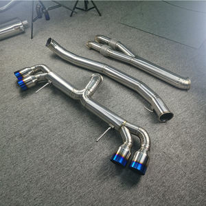 1 kit catback d'échappement en titane, tuyau 4 pouces, pour Nissan GTR R35 - Product Image 3