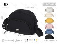 Borsa a Tracolla in Taslon per Donna, Chiusura con Zip, Uso Quotidiano per Tutte le Stagioni - Product Image 1