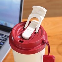 Gobelet isotherme en acier inoxydable 316, grande tasse à café, tasse de voyage portable anti-fuite pour voiture, bureau, cadeau avec logo personnalisé