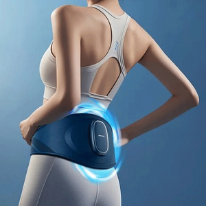 Ceinture de massage électrique sans fil pour la taille, avec compresse chaude, soutien lombaire et contrôle de la minuterie, pour la maison, le bureau et les voyages - Product Image 2