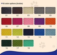 Tactische Hondentuig Heavy Duty Nylon MOLLE Design Vest-Stijl Zesdelige Set Fruitprint Universeel Grote Middelgrote Hond Buiten