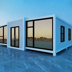 Venta al por mayor de Australia casa contenedor extensible de lujo Casa contenedor extensible de 40 pies 2 dormitorios