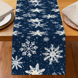 Mantel de Papá Noel de estilo nórdico duradero para decoraciones navideñas de <span class=keywords><strong>Amazon</strong></span> para comedor, Mostrador de bandera, fábrica de cena de vacaciones - Product Image 2