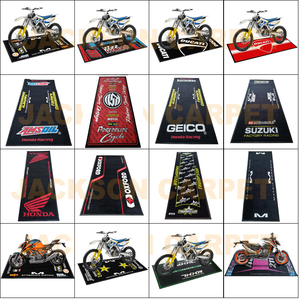<span class=keywords><strong>Tapis</strong></span> de sol en caoutchouc antidérapant personnalisé pour <span class=keywords><strong>moto</strong></span>, imprimé, pour usage extérieur, imperméable - Product Image 6