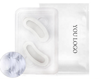 Feuille de patch Microneedle pour les yeux anti-âge personnalisée Marque privée Hydratant pour les yeux en hydrogel de collagène sec Acide hyaluronique pour l'obscurité