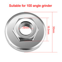 Plaque de meulage pour meuleuse d'angle 100, pièce de rechange pour meuleuse d'angle, guide universel, écrou en acier inoxydable, vis, plaque de polissage pour machine