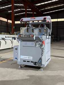 Machine à scier multi-angles à tête unique pour portes et fenêtres en aluminium, moteur PLC, roulements, angle de coupe 30-150°, puissance 2,2 kW pour PVC/UPVC - Product Image 4