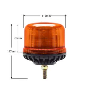Luz de Baliza LED Giratoria Ámbar de Alta Potencia Sumbexauto SM822EH ECE R65 con Montaje de Perno, Garantía de 3 Años, Nueva para Camiones de Trabajo Pesado - Product Image 2