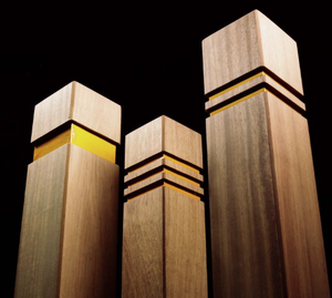 Bornes en bois chanfreinées (allée / parc) - Product Image 1