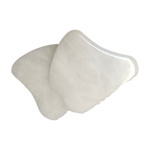 Outil de massage facial Gua Sha en jade blanc naturel pour drainage lymphatique, lifting cutané et thérapie <span class=keywords><strong>spa</strong></span> - Product Image 6