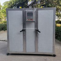 Industriële Elektrische Intelligente 304 RVS 20 Laagse 80 Bakjes Laagse Gedroogde Vruchten Voedsel Droger Dehydrator Droogmachine