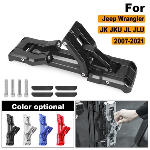 Aluminum Alloy Folding Side Steps For Jeep Wrangler JK JL 2007-2021 <b>Screw</b> Fixing Full <b>Set</b> - Product Image 5