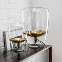 Lampe de table design nordique moderne lampe décorative en verre personnalisée créative simple pour hôtel salon étude chambre chevet