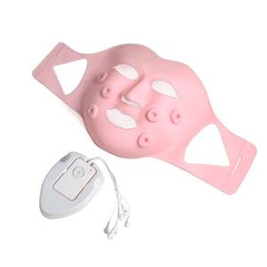 Masker Es Kontur Wajah 2in1 Silikon Vakum & Getaran EMS Fleksibel untuk Pendinginan, Pereda Sakit Kepala, Penghilang Stres & Lingkaran Hitam - Product Image 1