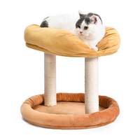 Arbre à chat modulable DIY facile à assembler, avec perchoir douillet et moelleux, lit et tunnel chaud pour chat