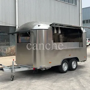 Oferta Especial: Remolque Móvil de Comida para Exteriores con Cocina, Ideal para Hot Dogs y Patatas Fritas, Tipo Camioneta Camper - Product Image 1