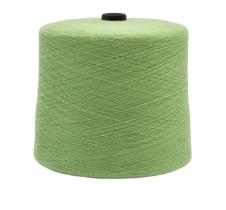 28/2 viscose Pbt mélangé fil teint noyau de fil filé pour chandails Machine à tricoter