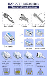 Mesin Cryo Terapi Pelangsing Tubuh High Grade 7 in 1 Shockwave 360 Derajat, Pembekuan Lemak, Cryo Cold Cavitation RF - Product Image 4