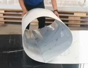 Feuille de PVC imperméable moderne de panneau UV de prix d'usine dans des couleurs de marbre pour des plafonds de murs intérieurs salons et utilisation commerciale - Product Image 3