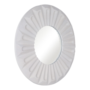 Specchio da parete moderno in legno intagliato, grande e rotondo, per camera da letto, corridoio, ingresso, soggiorno, decorazione. - Product Image 2