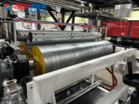 Extrusora SJZ92 de Cuatro Rodillos, Línea de Producción de Láminas de PVC con Recubrimiento UV Tipo Mármol