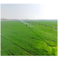 Système d'irrigation à pivot central agricole Économie d'énergie à faible coût Pompe solaire diesel de 1 à 100 hectares Moteur de remorquage latéral mobile