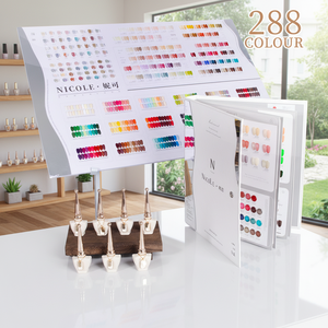 Kit de Esmalte de Uñas en Gel UV ZRKGEL OEM <span class=keywords><strong>Nicole</strong></span> TPO Hema Free, 288 Colores, No Tóxico, Magnético, DIY, LED, Profesional, en Botella - Product Image 1