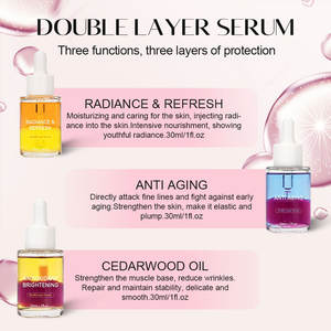 Suero Facial con Vitamina C de Triple Función: Antienvejecimiento, Blanqueador, Reduce Líneas Finas, Hidrata y Nutre - Product Image 3