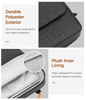 Sac à bandoulière pour ordinateur portable robuste et résistant aux éclaboussures MoKo, housse pour ordinateur portable pour MacBook Pro 14 13 iPad Pro 13 M2