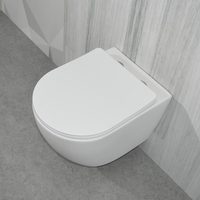 MWD Ventes Flash Europe CE – Nouveau Modèle de Toilettes Murales Sans Cuvette Tornado, Blanc Mat, Durables, pour Salle de Bain