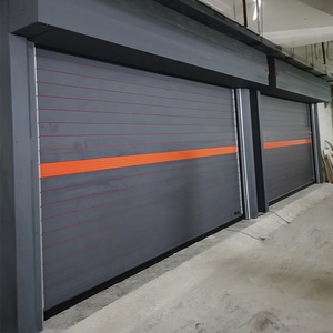 <span class=keywords><strong>Porte</strong></span> à enroulement automatique rapide en alliage d'aluminium avec fonction coupe-vent, design moderne pour <span class=keywords><strong>atelier</strong></span> ou entrepôt - Product Image 1