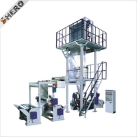 HERO Biologisch Abbaubare Dreischicht-Folienblasmaschine für Zweifarbige Folienherstellung LDPE Einschichtige Blasfolienextrusionsmaschine